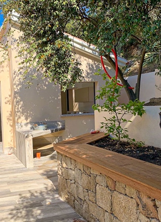 Aménagement extérieur terminé